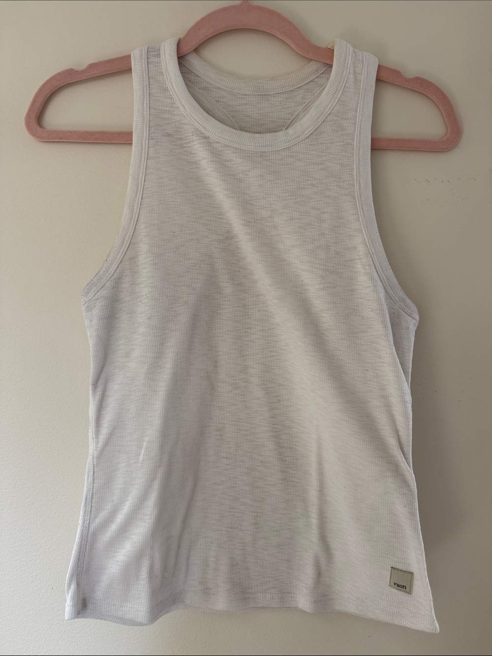 Vuori ribbed cotton tank top